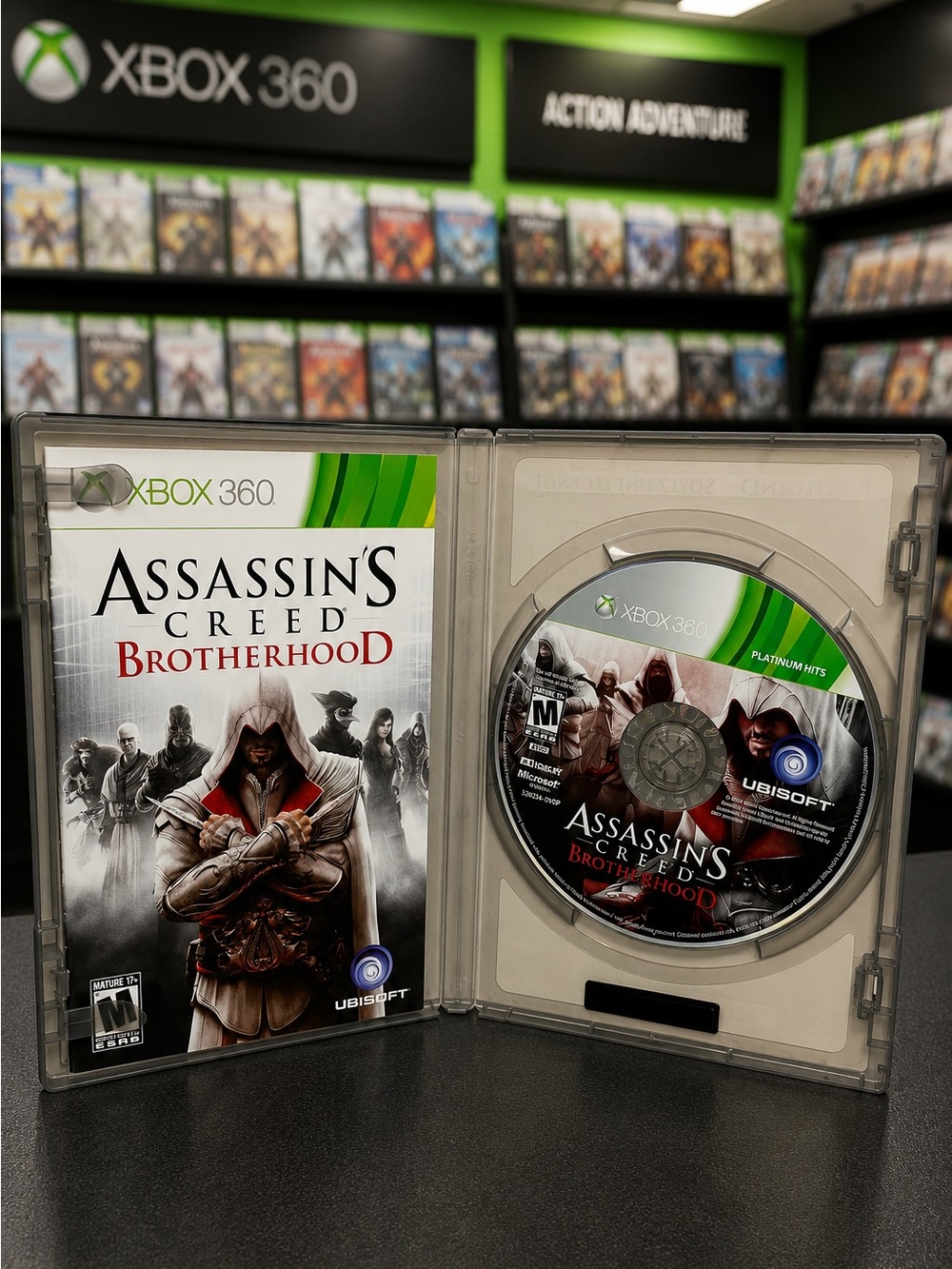 Assassin’s Creed Brotherhood Platinum Hits Xbox 360 Game Complete CIB Ubisoft